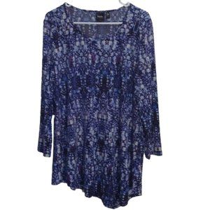 Rafaella XL Women's Blue Tunic